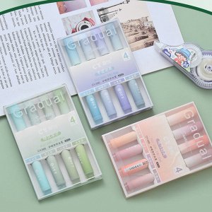 Маркеры для выделения текста, текстовыделитель, 4 цвета