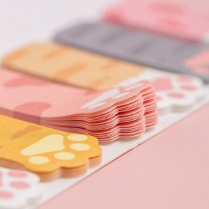Стикеры для записей, закладки, 6 шт. по 20 закладок