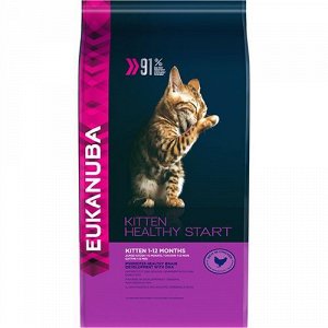 Eukanuba для котят Kitten Healthy Start Птица 400г