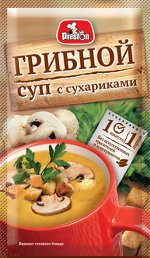 Суп-пюре Грибной с сухариками 16г