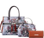Сумка SATCHEL PARIS 3PC SET (Paris In Fall)