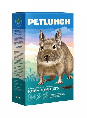 Корм для грызунов "Petlunch Wellness menu" 400гр. для ДЕГУ.