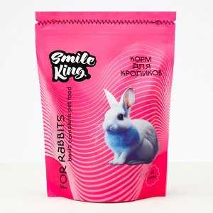 Корм для грызунов "SMILE KING" для КРОЛИКОВ 400гр. НОВИНКА!!! (ст.пр. Беларусь)