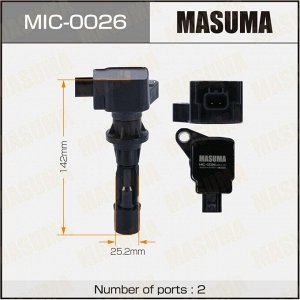 Катушка зажигания Masuma, для Ford Mondeo (Duratec HE 2.3), арт. MIC-0026