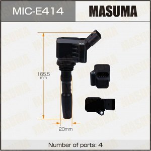 Катушка зажигания Masuma, арт. MIC-E414