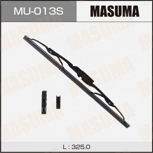 Щетка стеклоочистителя Masuma Optimum 325мм (13") каркасная, летняя, крепления J-Hook, Side Pin, Bayonet, 1 шт, арт. MU-013S