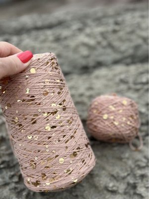 Королевские пайетки на хлопке 50гр