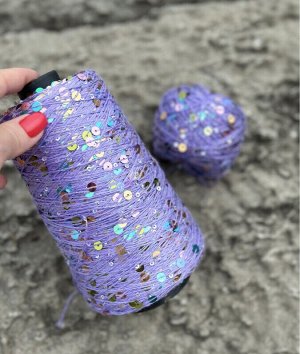 Королевские пайетки на хлопке 50гр