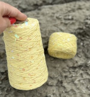 Королевские пайетки на хлопке 50гр