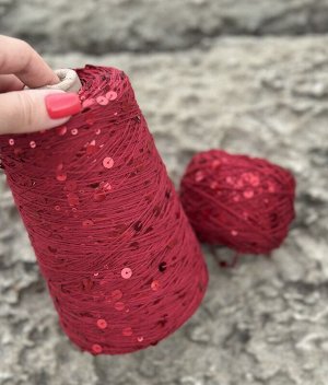 Королевские пайетки на хлопке 50гр