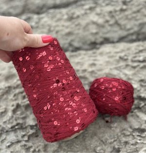Королевские пайетки на хлопке 50гр