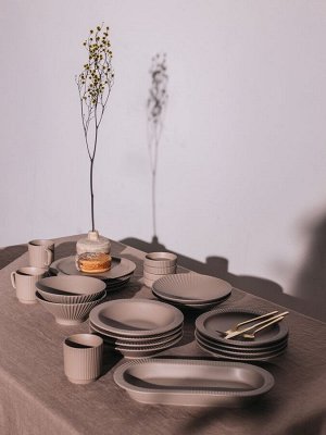 Кружки Magistro Jarwah Lausanne, 240 мл 7.8x8 см, набор 2 шт., фарфор, бежевые