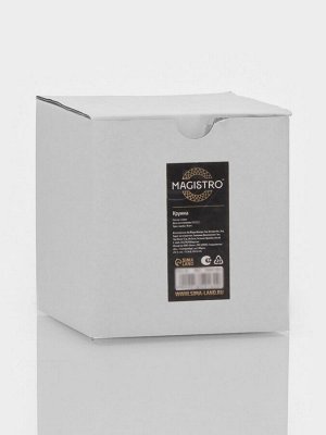 Кружка с двойными стенками Magistro «Сердце», 150 мл, 11x8x7.5 см, стекло, прозрачная