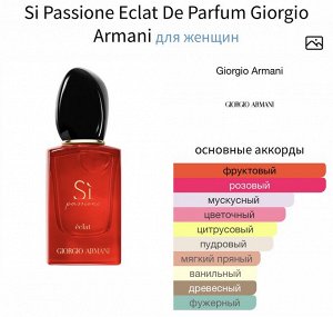 Женские духи Si Passione Eclat Giorgio Armani 50 мл. Оригинал