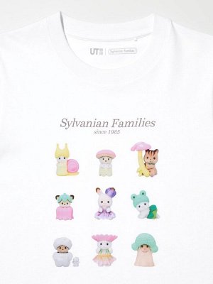 UNIQLO × Sylvanian Families UT – хлопковая футболка с персонажами Сильваниан Фэмилис