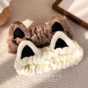 Повязка на голову косметическая "КОШАЧЬИ УШКИ"