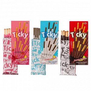 Палочки бисквитные покрытые кремом Ticky 18 гр. Таиланд