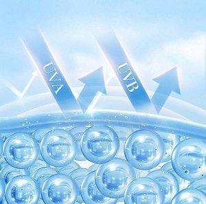Солнцезащитный спрей с круглым распылителем SPF50 Biaoqua с экстрактом РИСА, 150 мл.