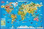 Карта Мира настенная. Мой мир 101х69 см