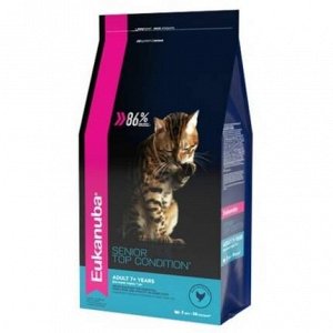 Eukanuba для кошек Senior Top Condition старше 7лет Птица 400г