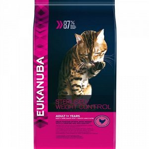 Eukanuba для кошек Sterilised для для кастрированных и стерилизованных облегчённый Птица 400г
