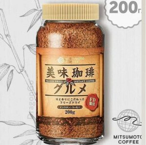Японский сублимированный кофе MITSUMOTO COFFEE 200 гр.