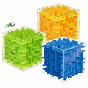Головоломка-куб лабиринт, 8х8 см (6-17/6173)