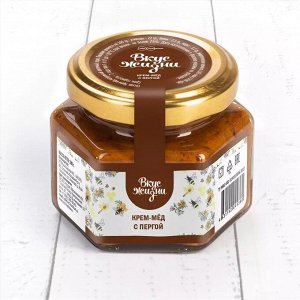 Крем-мёд с пергой Вкус Жизни New 100 гр.