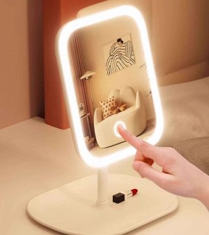 Зеркало для макияжа LED с подсветкой (3 варианта) и сенсорным управлением