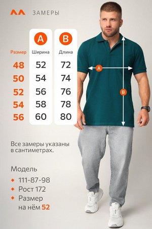Мужская футболка-поло