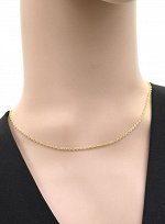 Цепочка для кулонов металл цвет золото, 45см