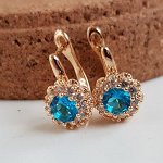 Серьги Xuping покрытие позолота