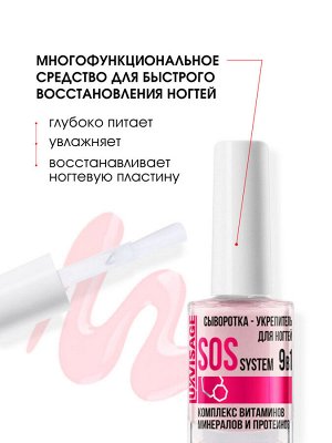 LUXVISAGE Лечение д/ногтей Сыворотка для ногтей SOS 9в1 9г