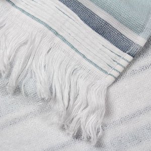 Полотенце банное 70х140 см, 100% хлопок, 370 г/м2, Зум, Silvano, синее, Узбекистан