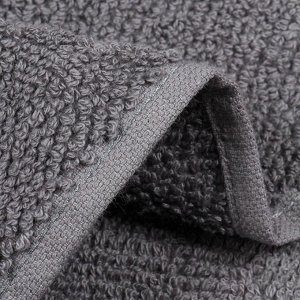 Полотенце банное 70х140 см, 100% хлопок, 470 г/м2, Амур, Silvano, серое, Узбекистан