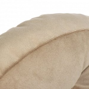 Сиденье мягкое 100% полиэстер, 40х40 см, крем, круглое, Классика, 561640