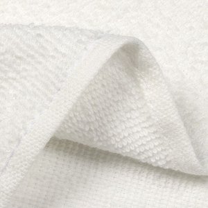 Полотенце банное 30х50 см, 100% хлопок, 380 г/м2, Грация, Silvano, молочное, Узбекистан