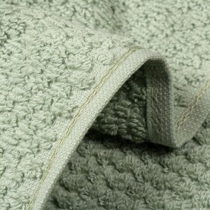 Полотенце банное 70х140 см, 100% хлопок, 500 г/м2, Рис, Silvano, оливковое, Узбекистан