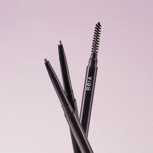Карандаш для бровей, шоколадно коричневый S4 - BBIA LAST AUTO EYEBROW PENCIL SLIM, CHOCOLATE BROWN S4