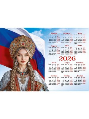 Календарь 2026 «Патриотический», А3