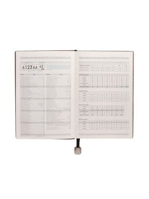 Ежедневник недатированный А5, 80 листов, в линейку, с ручкой, подарочная коробка, черный