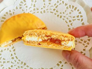Lotte Choco Pie Premium mango tart 254g - Японский премиальный Чоко пай манговый тарт. 6шт