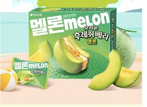 Orion Melon Pie 31g - Корейское пирожное Орион дыня. 1шт