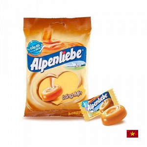 Alpenliebe Caramel 123g - Конфеты Альпенлибе карамельные