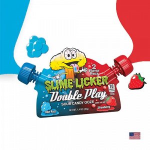 Toxic Slime Licker Double Play 40g - Жидкий кислый гель Токсик 2 вкуса
