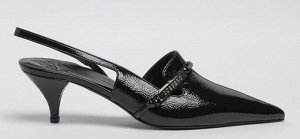 Туфли Leather sole, height of heel: 5 cm.