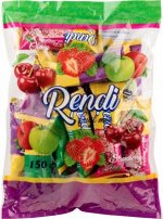 Мультизлаковая конфета Rendi “fruit mix” (клубника, вишня, яблоко), 1 шт.