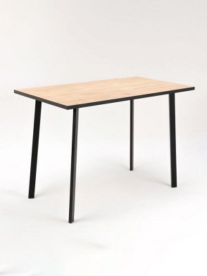 Стол обеденный МОДЕРН LAKSI, 1104x594x756, чёрный /дуб ирландский