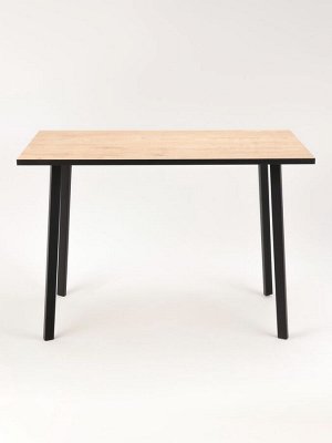 Стол обеденный МОДЕРН LAKSI, 1104x594x756, чёрный /дуб ирландский