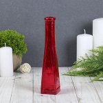 Ваза &quot;Стрелки&quot; прозрачная 20х4,3х4,3 см 0,1 л, В АССОРТИМЕНТЕ